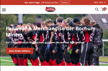 Der Bochum Miners Online Shop ist da!
